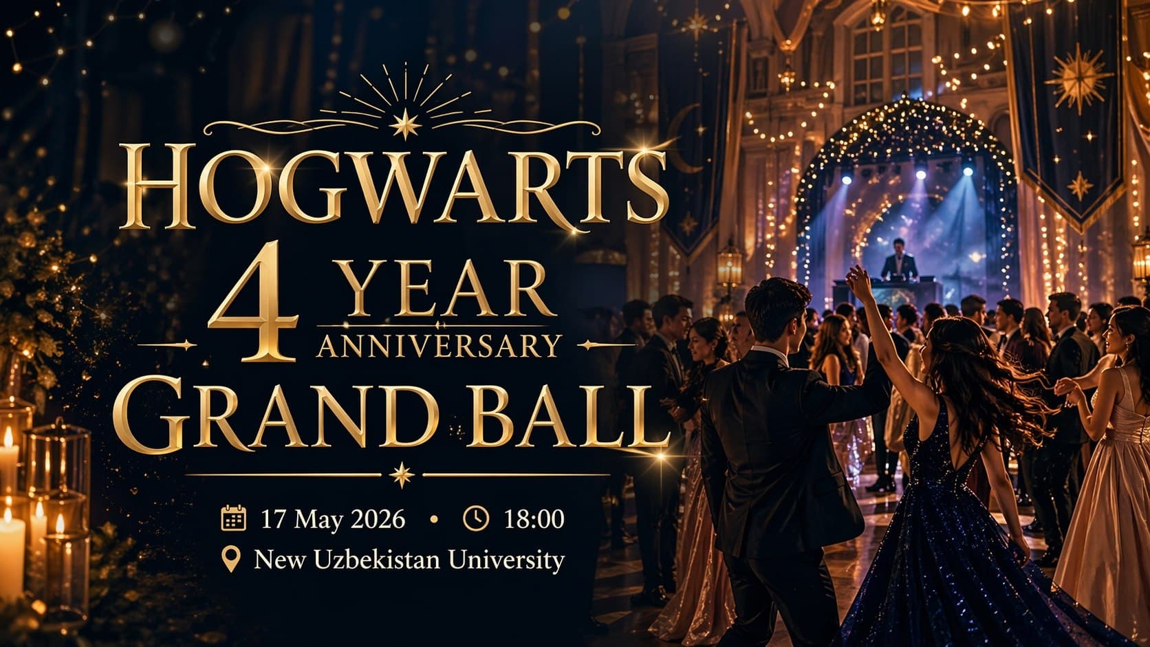 HOGWARTS 4 YEAR ANNIVERSARY GRAND BALL